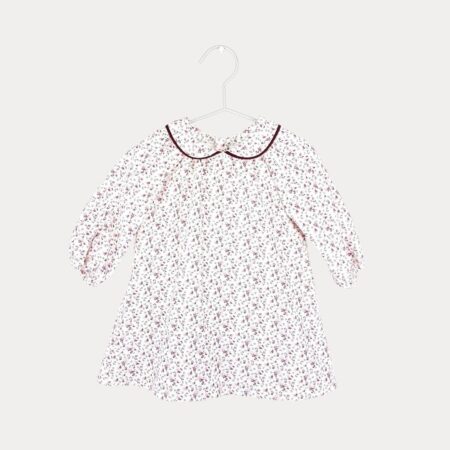 Vestido bebé algodão Flor de Algodão