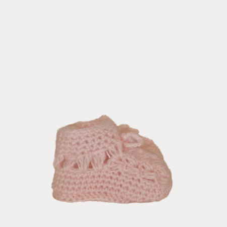 Carapins ponto trança, rosa