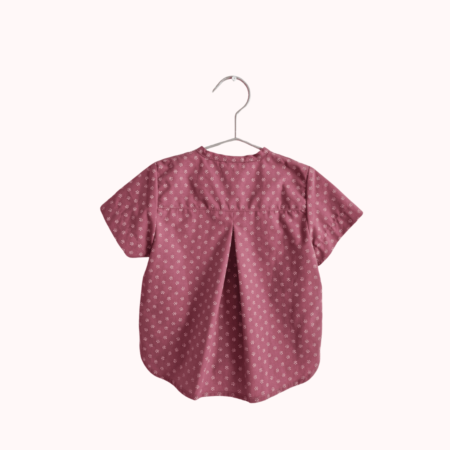 Camisa menino algodão cereja