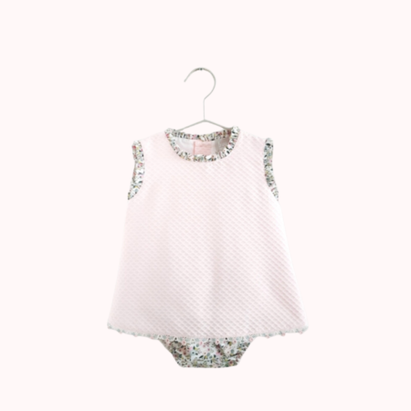 Vestido Bebé Algodão, BICAS
