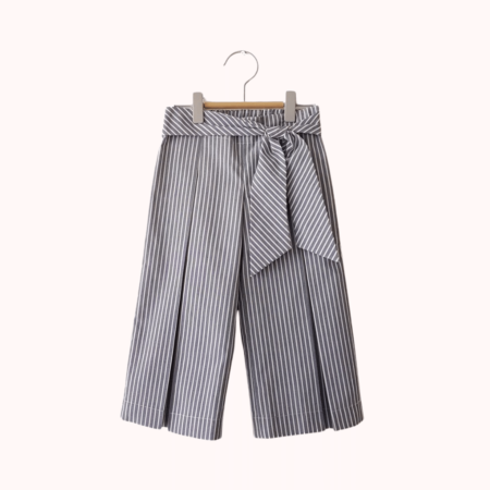 Coulottes para Menina, Risquinhas Azul e Branco