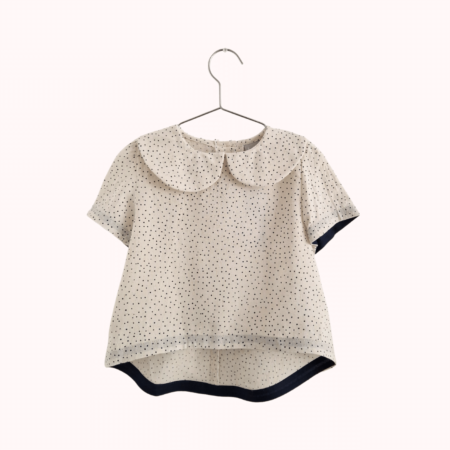 Blusa Bolinhas Azuis, MADALENA
